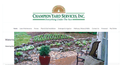 Desktop Screenshot of championyardservices.com